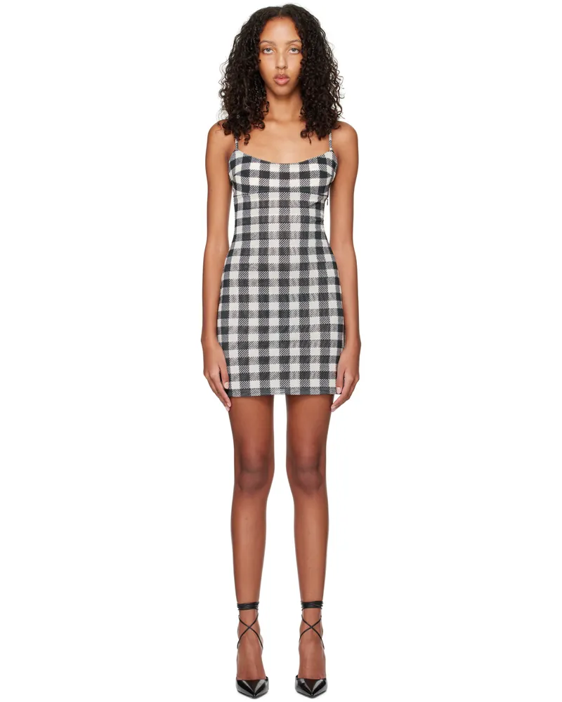 Miaou SSENSE Work Capsule – Black & Off-White Anya Minidress Tati
