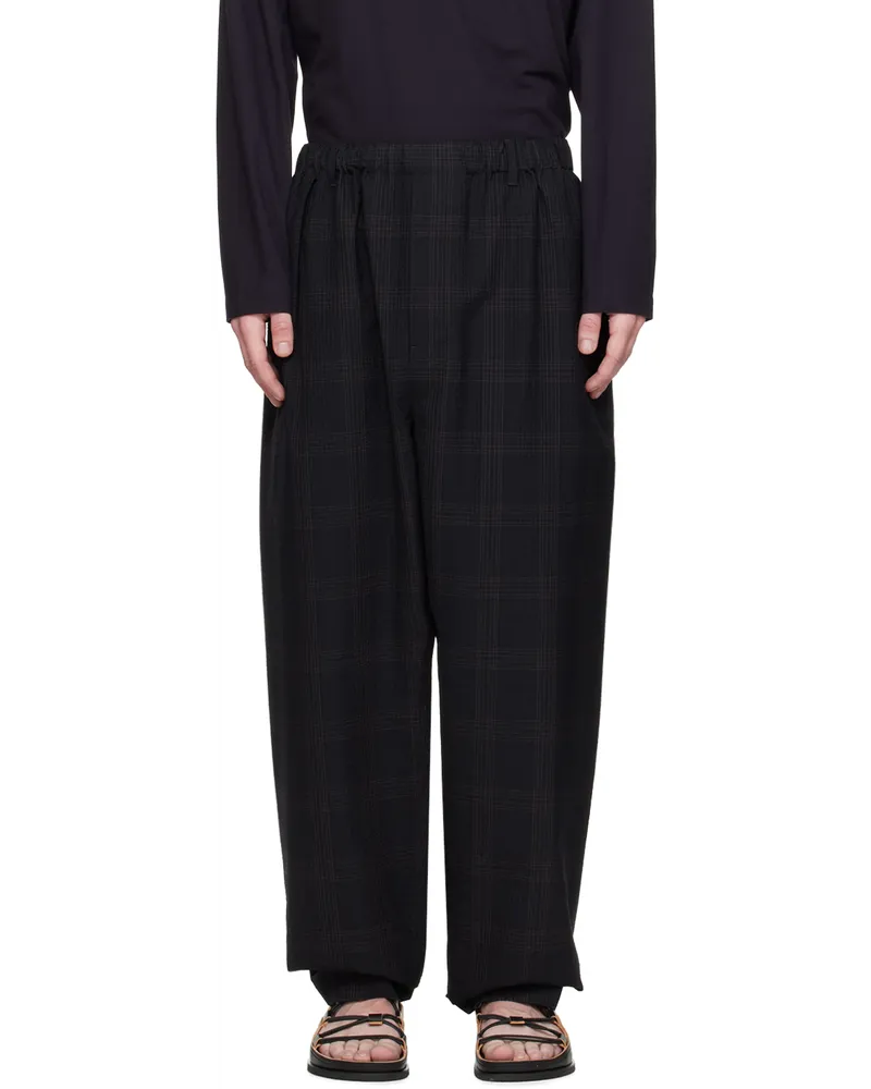 Christophe Lemaire Navy Relaxed Trousers Mudark