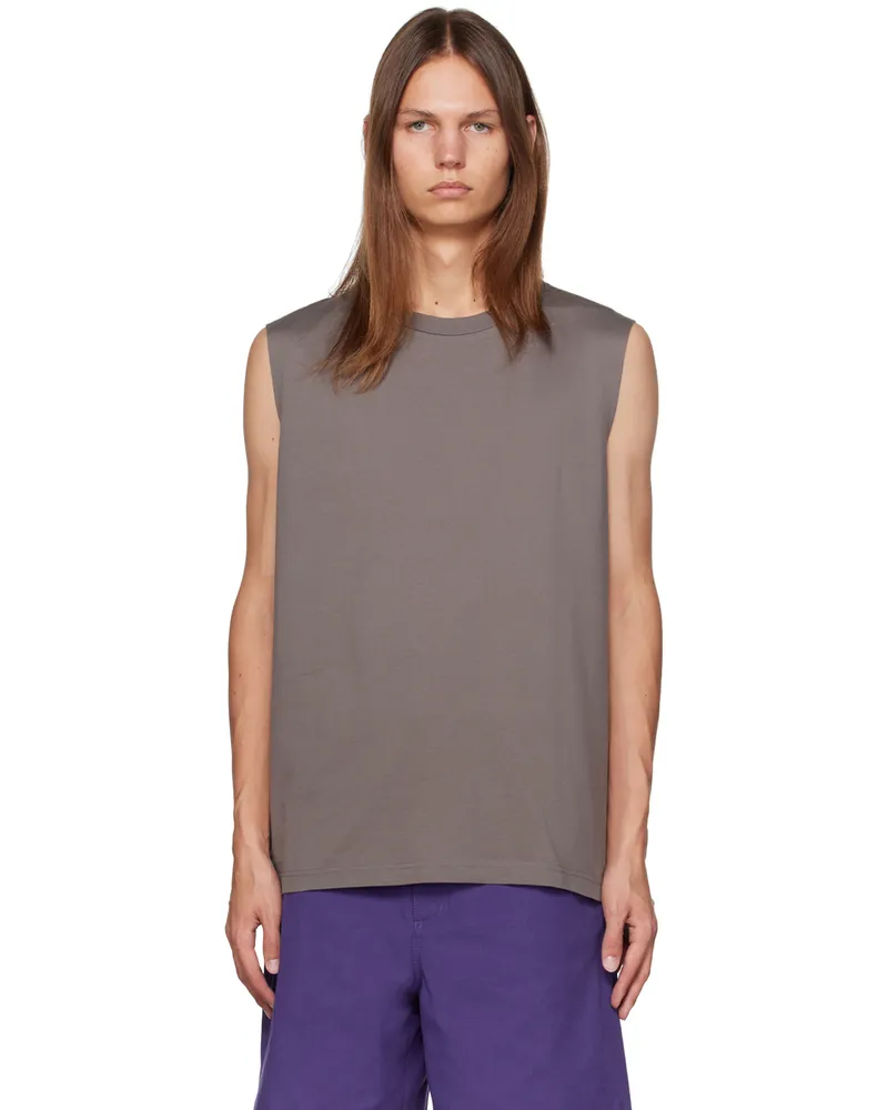 Acne Studios Gray Crewneck T-Shirt Cvd