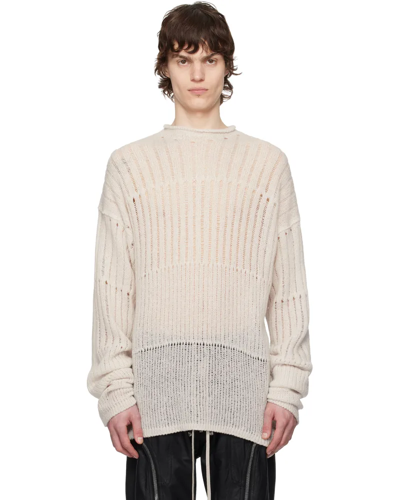 Rick Owens Off-White Hollywood Oversized Pull Sweater 41