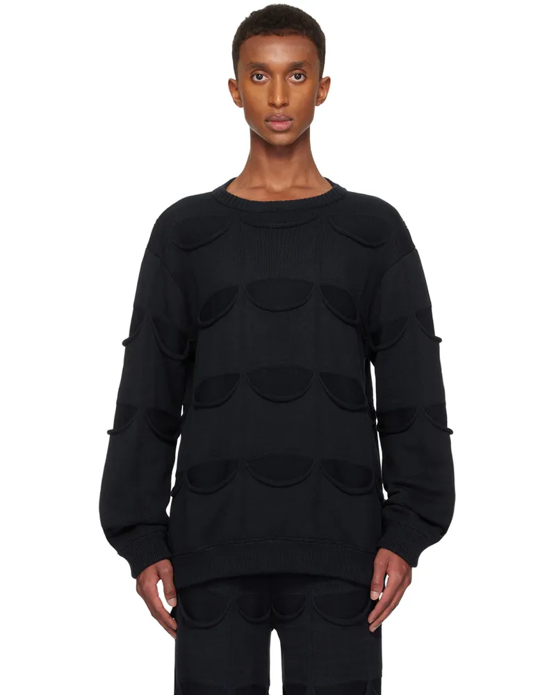 Isa Boulder SSENSE Exclusive Navy All Pocket Sweater Midnight