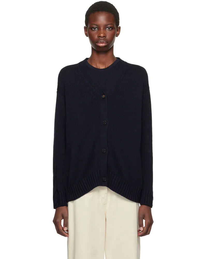Max Mara Navy Lukas Cardigan 003