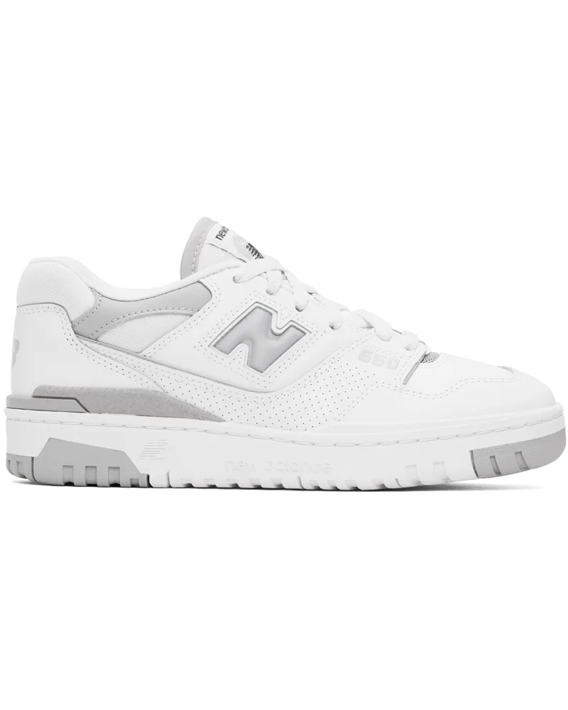New Balance White 550 Sneakers White