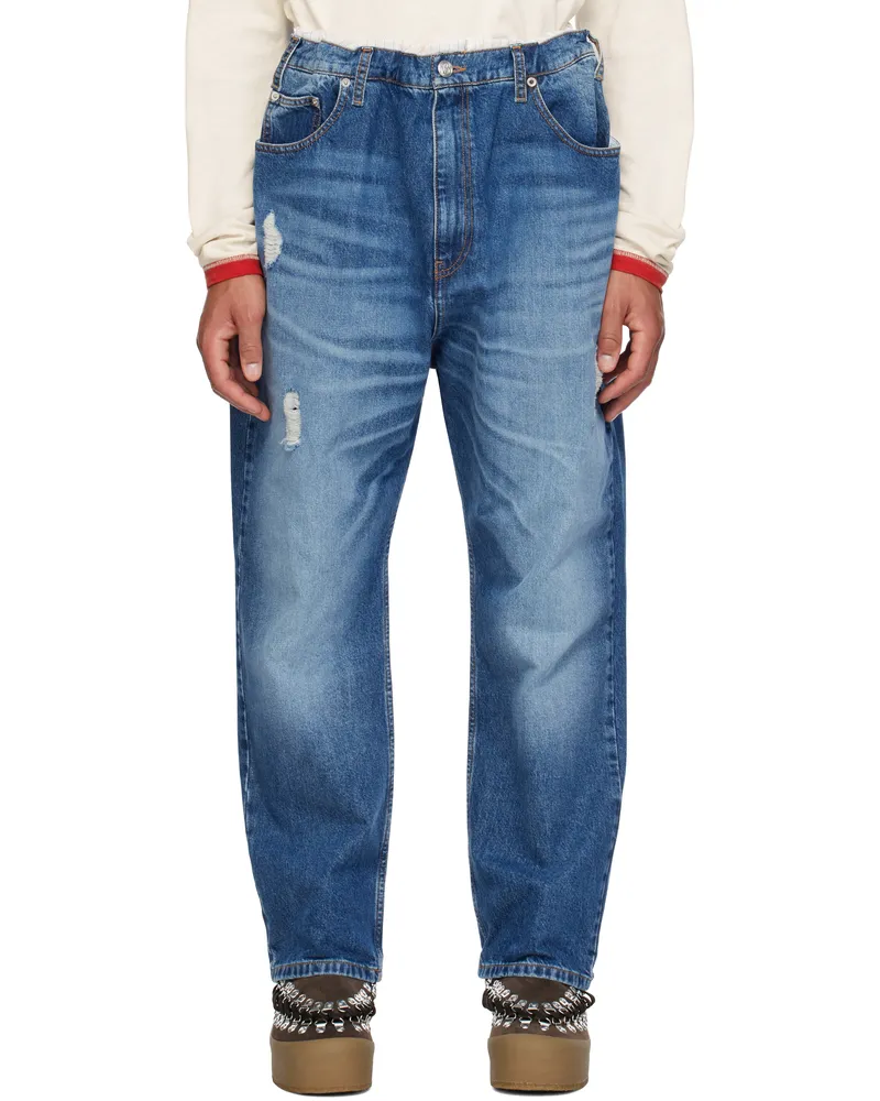 BLUEMARBLE Blue Trompe L'œil Jeans Dnm