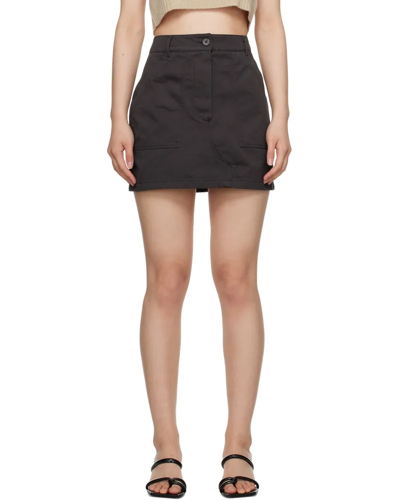 Nothing Written Gray Sam Miniskirt Charcoal