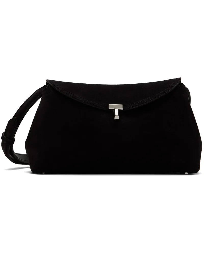 Totême Black T-Lock Clutch 040