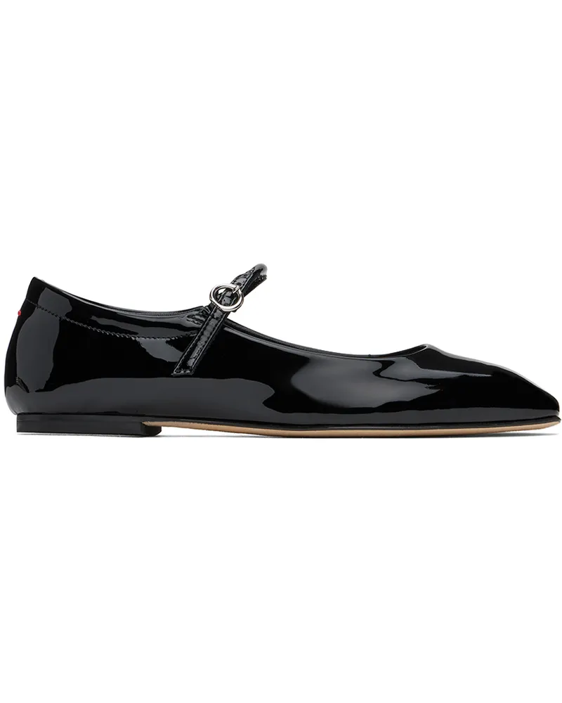 aeyde Black Uma Ballerina Flats Black