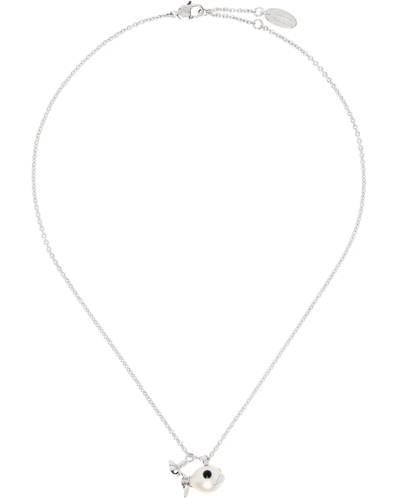 Vivienne Westwood Silver Luzie Pendant Necklace Ss25-p601