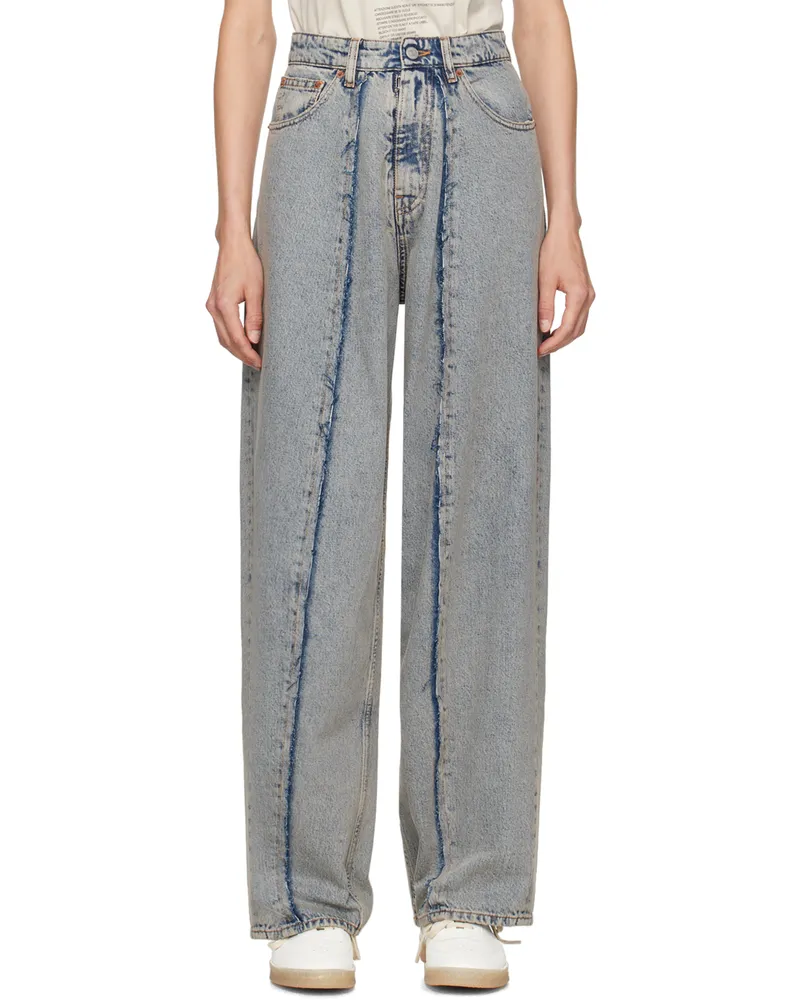 Maison Margiela Blue Raw Edge Jeans 962