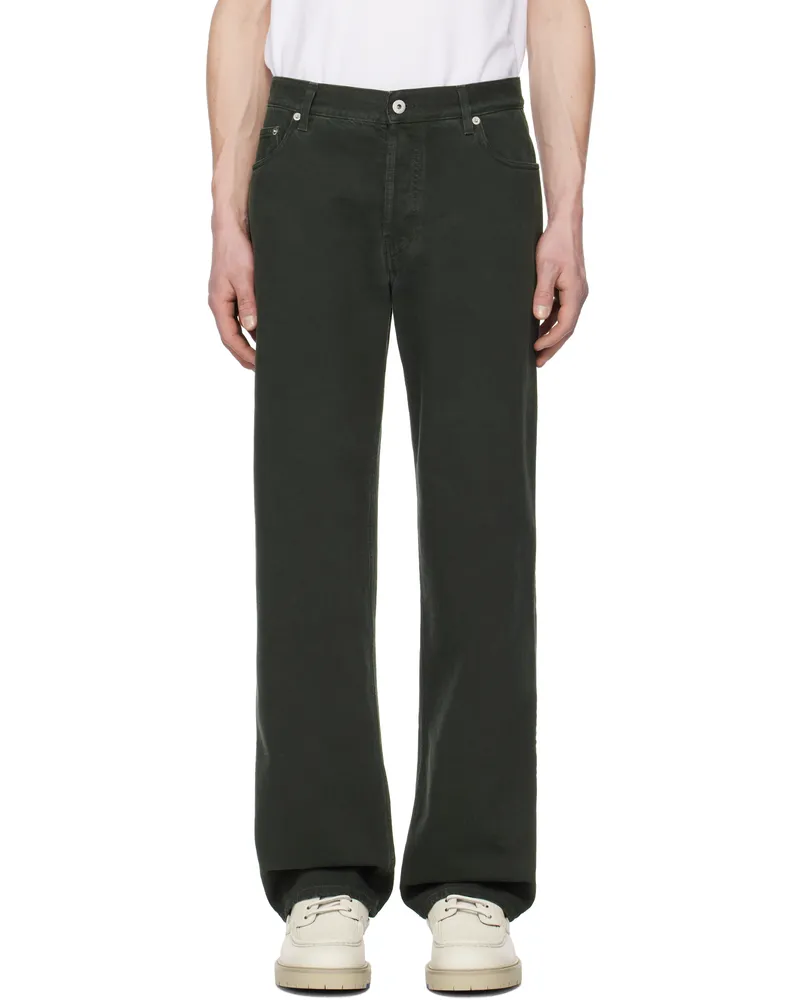 Burberry Black Regular-Fit Jeans Onyx