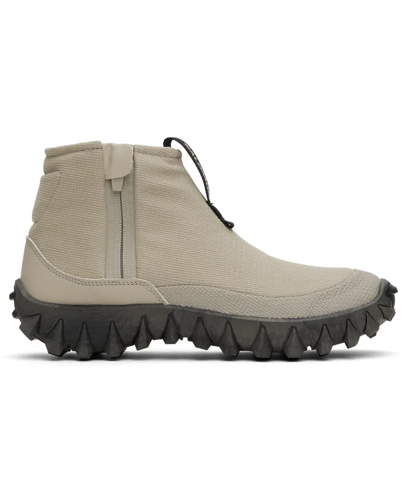 Salomon Gray Snowclog Mid Sneakers Feather