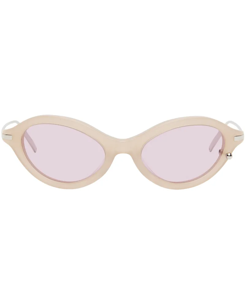 Justine Clenquet SSENSE Exclusive Beige Neve Sunglasses Beige