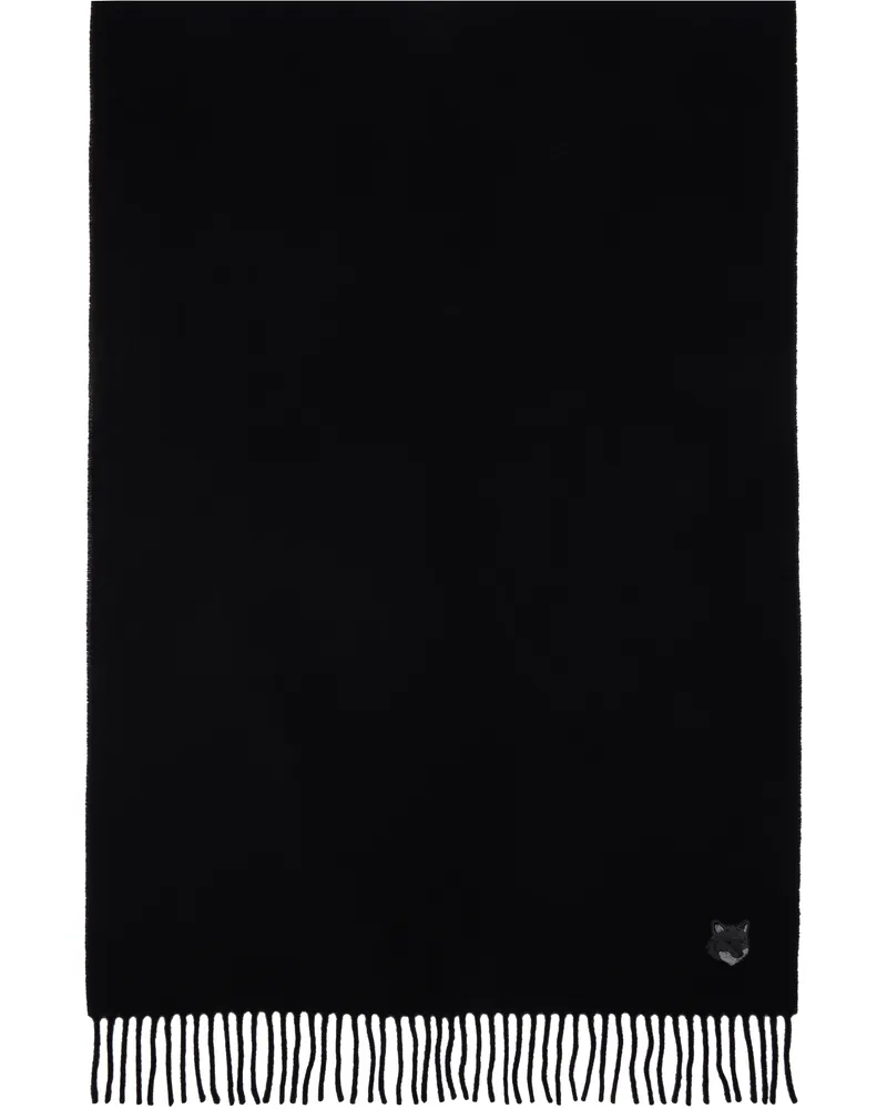 Kitsuné Black Bold Fox Head Scarf P199