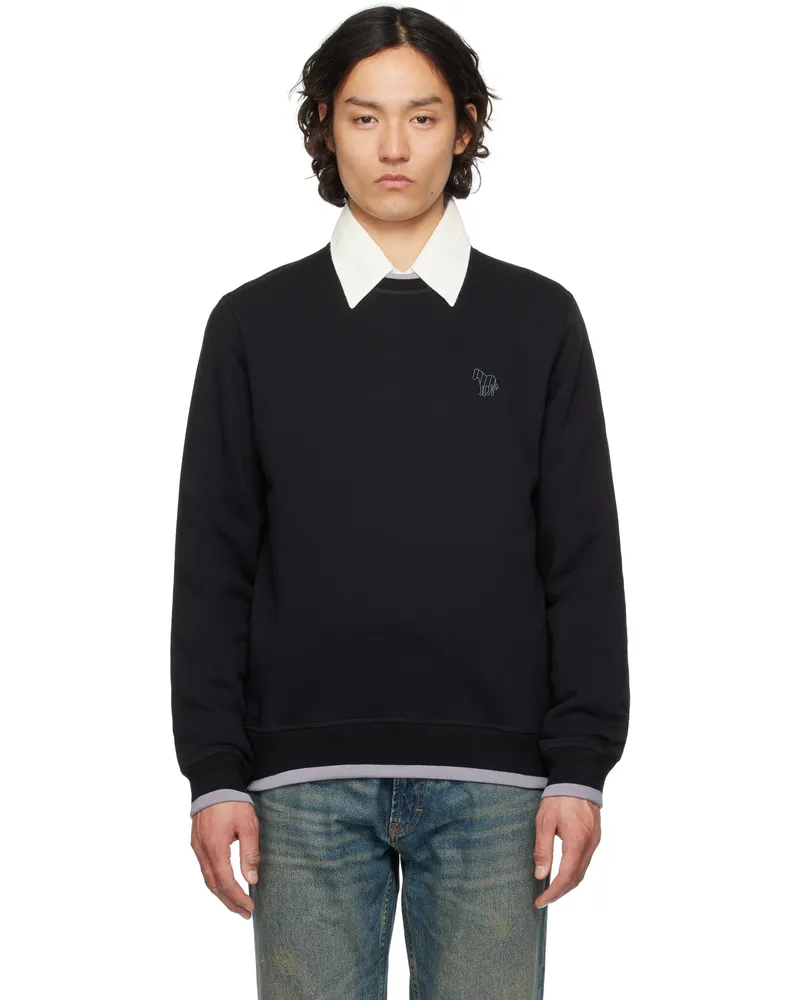 Paul Smith Black Broadstripe Zebra Sweatshirt 79
