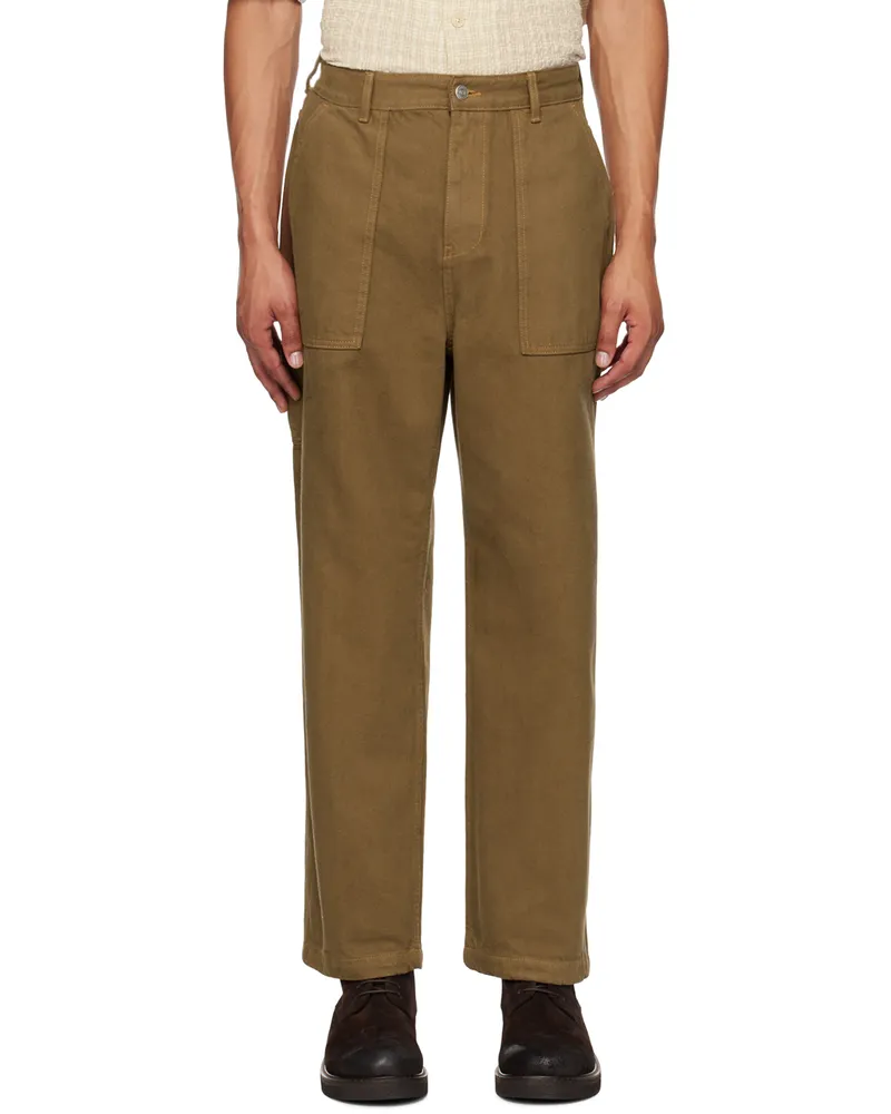 LE 17 SEPTEMBRE Brown Cargo Jeans Brown