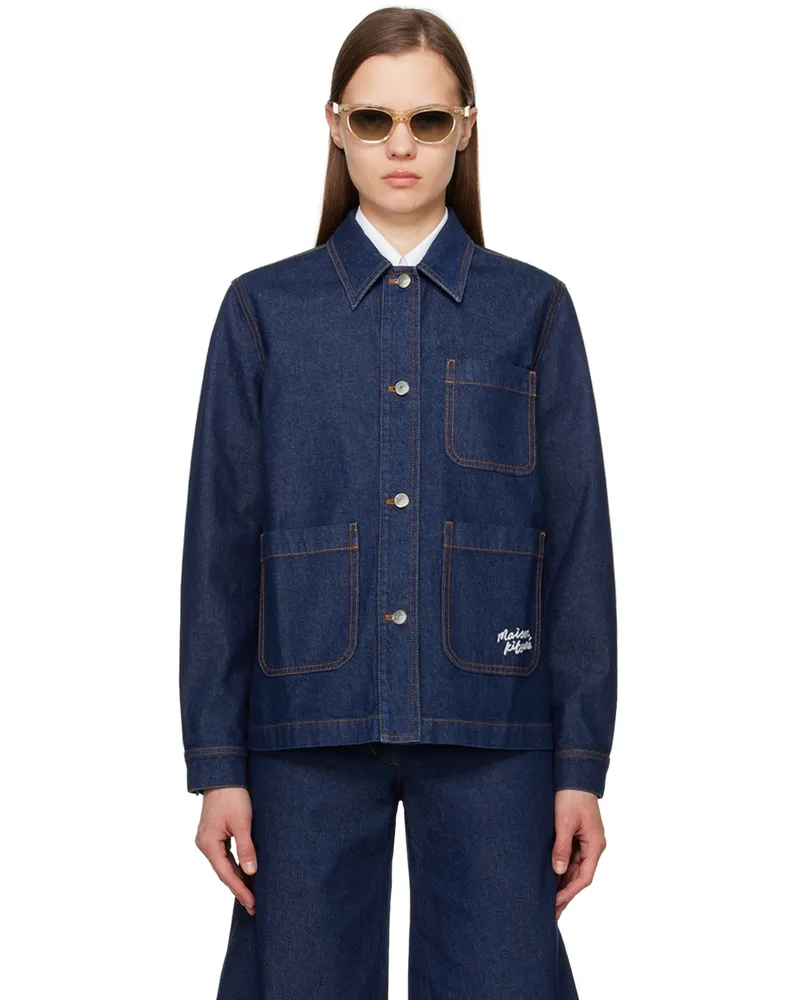 Kitsuné Indigo Workwear Denim Jacket P470