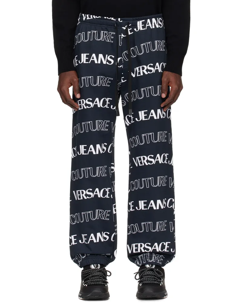 Versace Jeans Black & White All Over Sweatpants E899