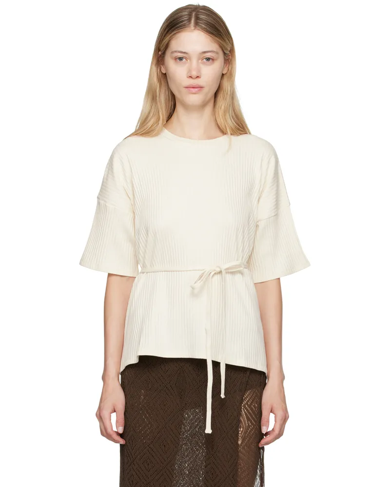 Baserange Off-White Shaw T-Shirt Off