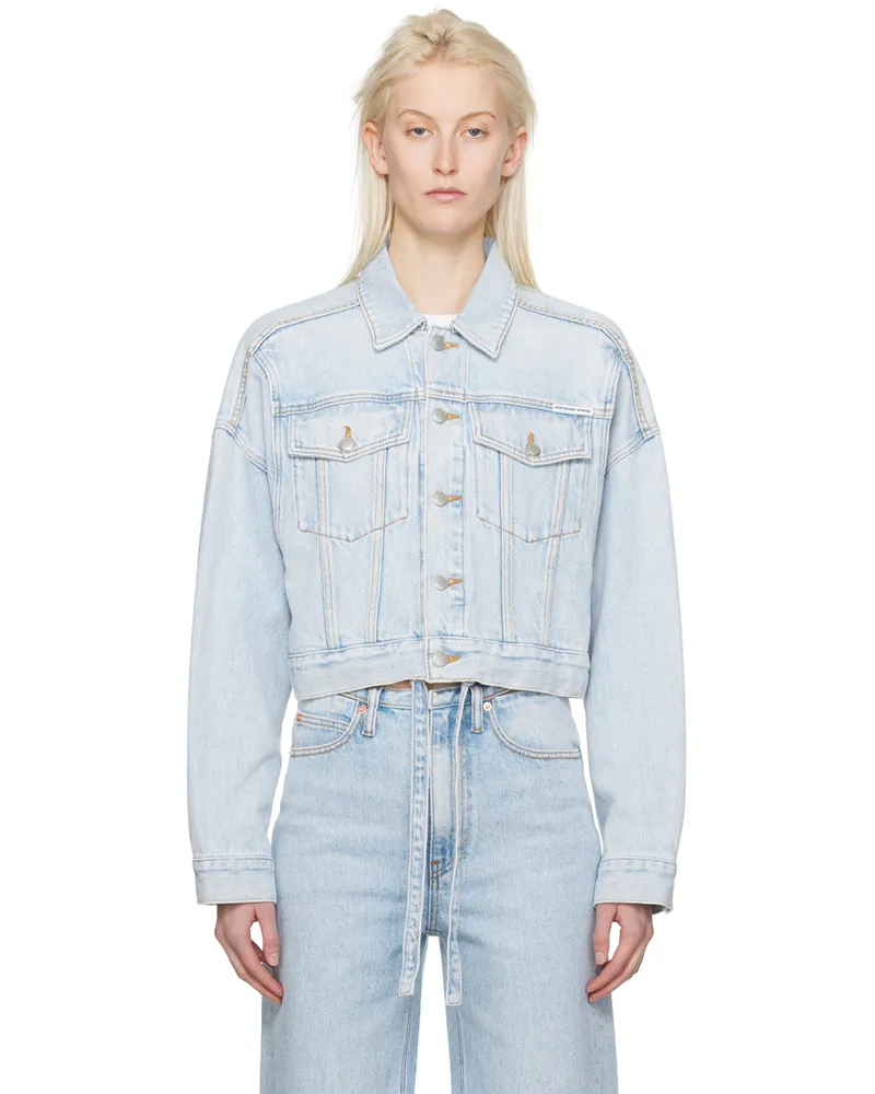 Alexander Wang Blue Cinch Jacket 453