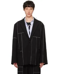 Doublet Black Frankenstein Cutting Blazer Black