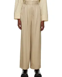 By Malene Birger Beige Piscali Trousers 1ttehina