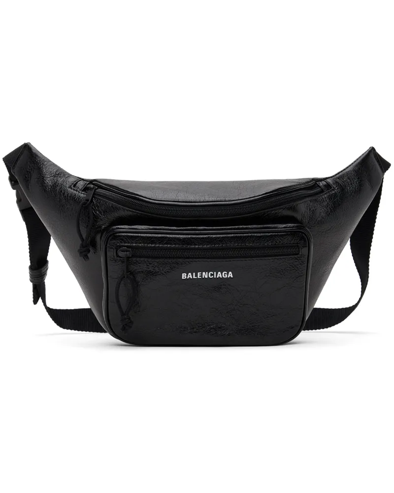 Balenciaga Black Explorer Belt Bag Black