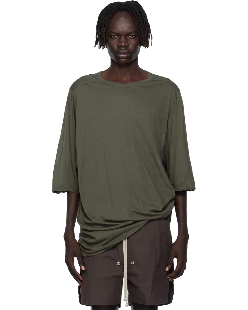 Rick Owens Khaki Concordians Jumbo T-shirt 25