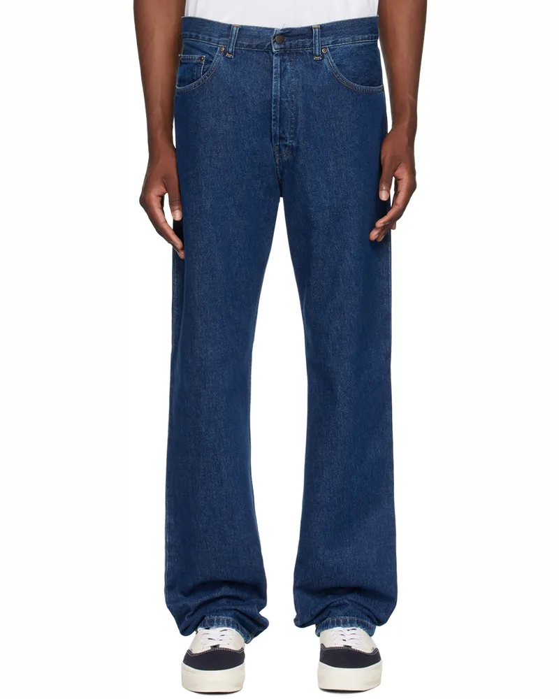 Carhartt WIP Blue Nolan Jeans 06