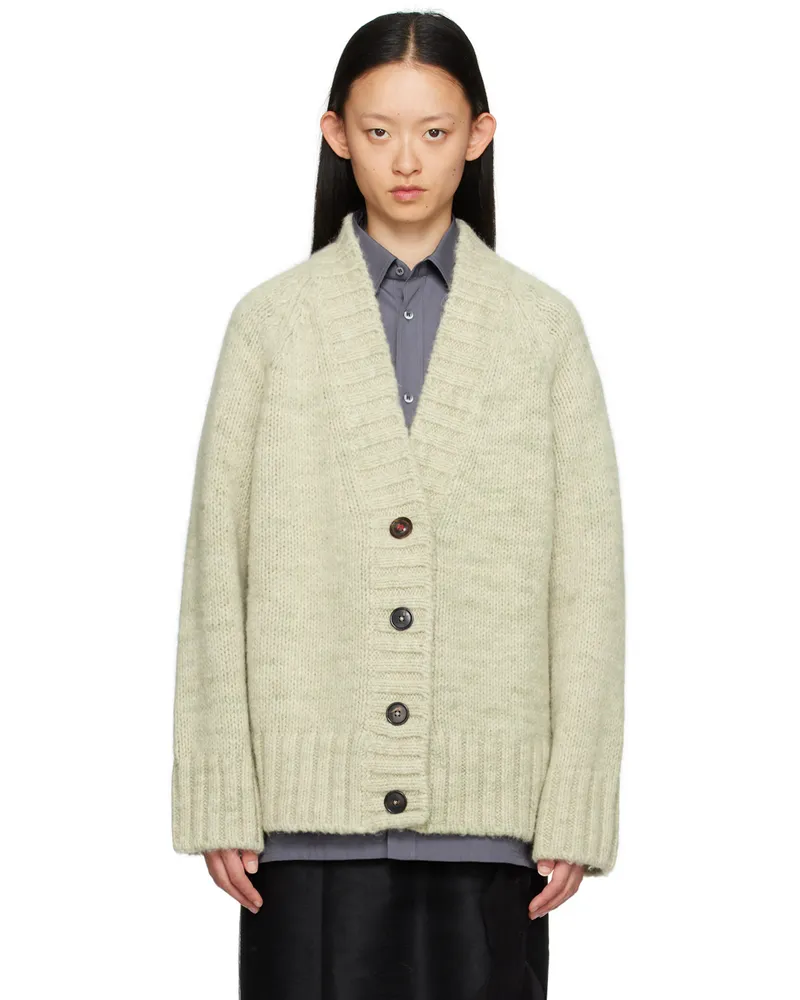 Maison Margiela Green Botanical Dye Cardigan 709m