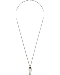 Rick Owens Silver Sarcophagus Charm Necklace Palladio