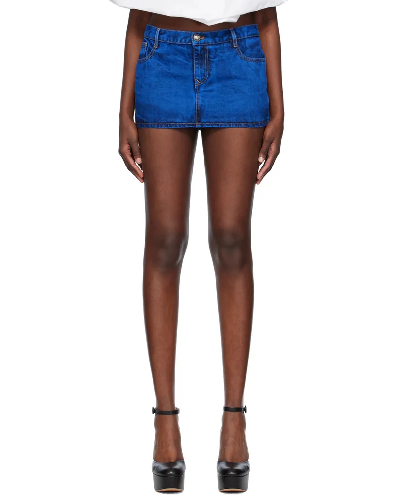 Vivienne Westwood Blue Foam Denim Miniskirt K309