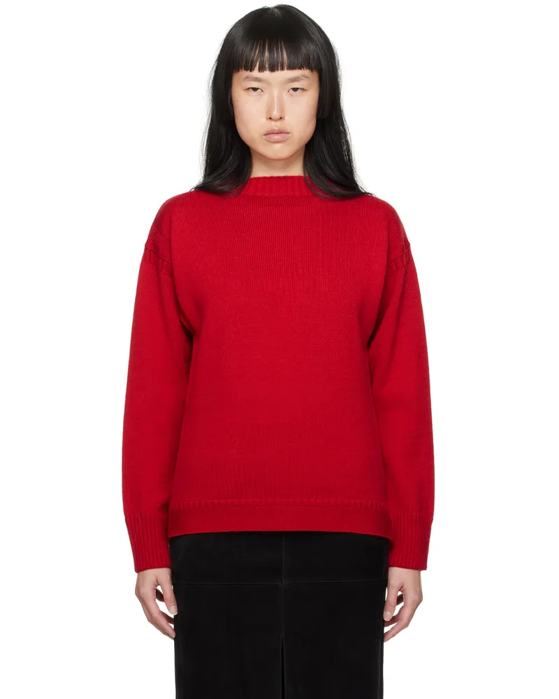 Totême Red Vented Sweater 015