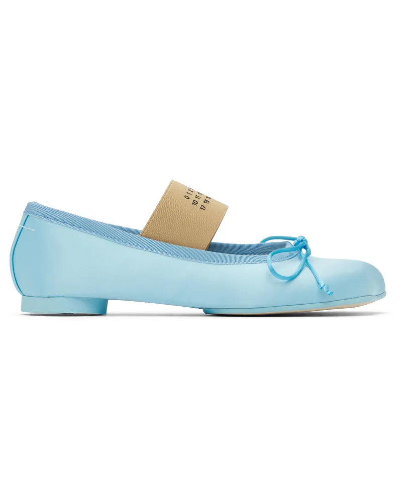 Maison Margiela Blue Anatomic Ballerina Flats T6231