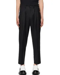 BARENA Black Nerio Trousers Antracite