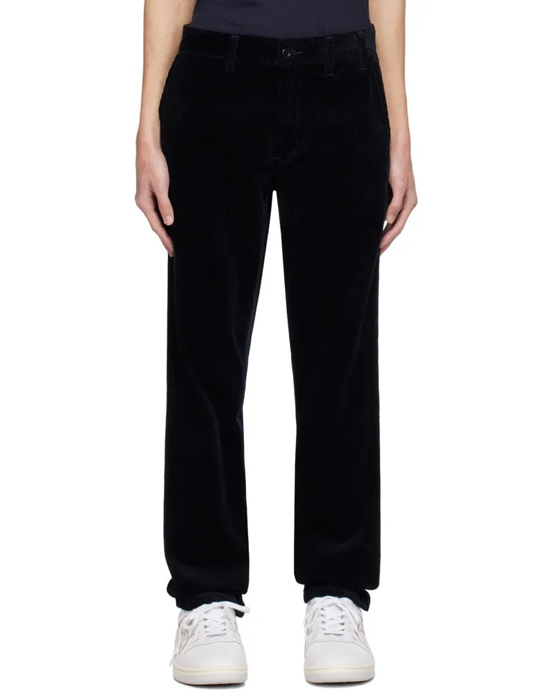 Norse Projects Navy Aros Trousers Dark