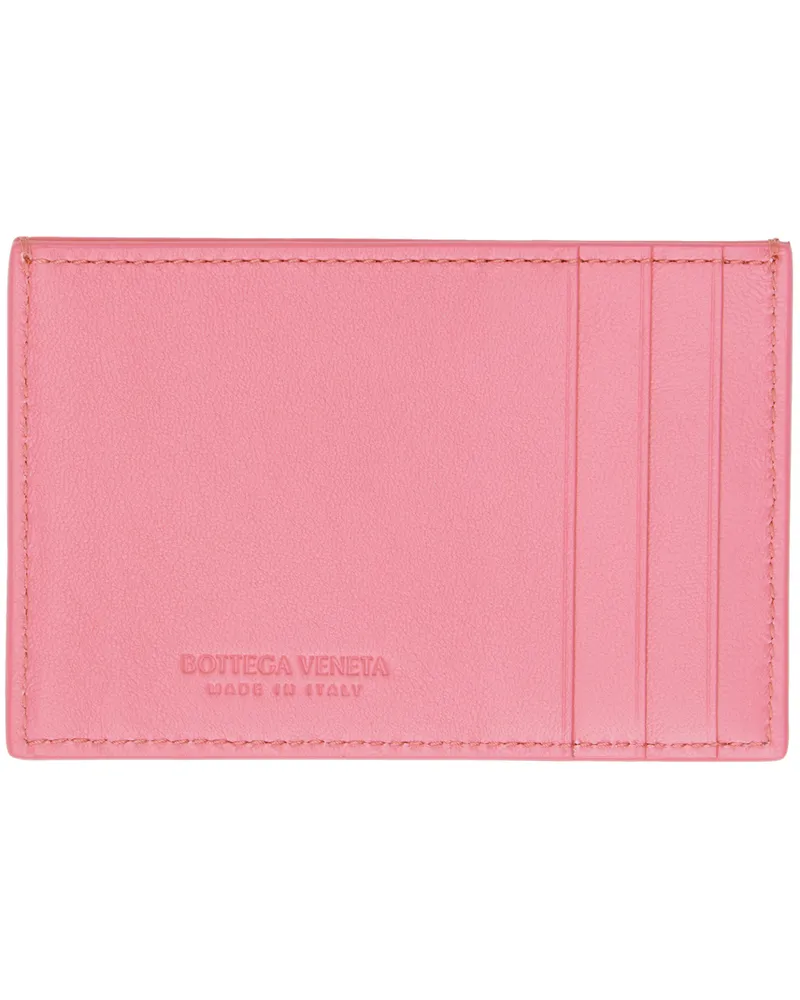 Bottega Veneta Pink Credit Card Case 5090