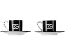 Black & White DG Logo Espresso Cup Set