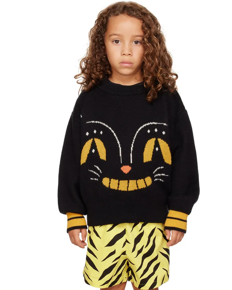 Perks and Mini SSENSE Exclusive Kids Black Lil' Creepz Sweater Black