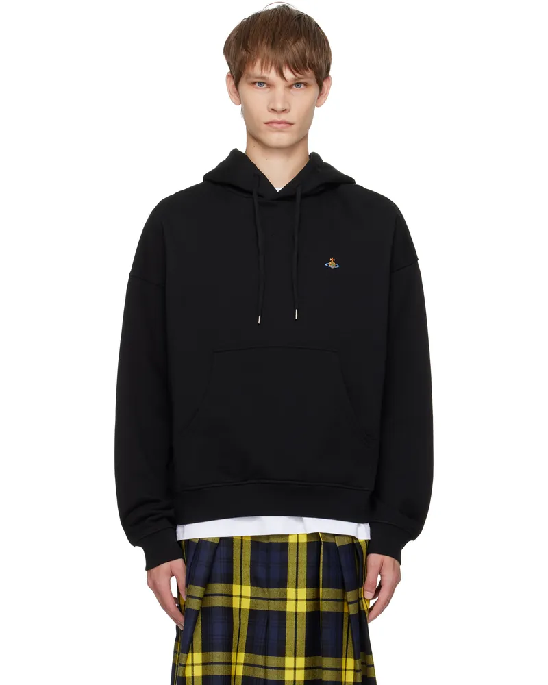 Vivienne Westwood Black Ashton Hoodie Aw25-black