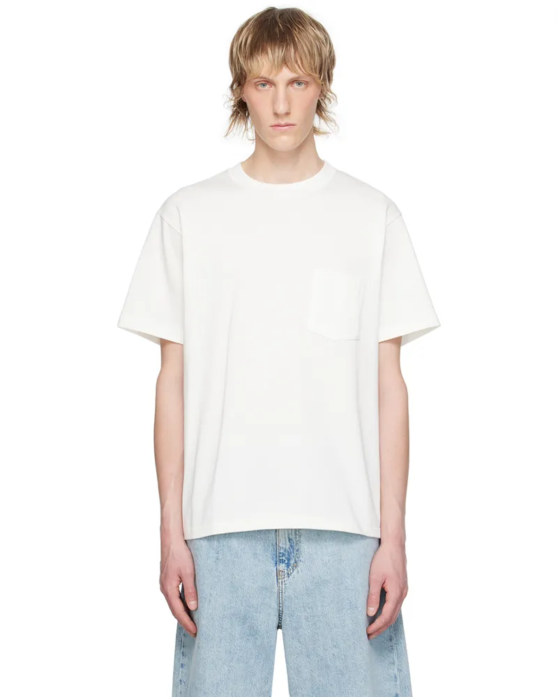 N.HOOLYWOOD White Crewneck T-Shirt White