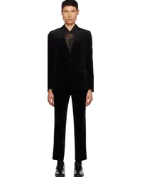 Dries van Noten Black Slim-Fit Suit Black