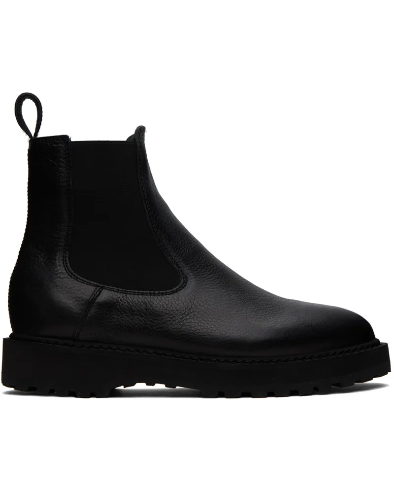 Diemme Black Alberone Chelsea Boots Black