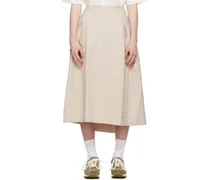 Beige Moon Midi Skirt