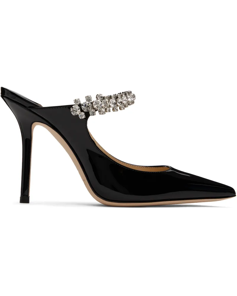 Jimmy Choo Black Bing 100 Mules Black