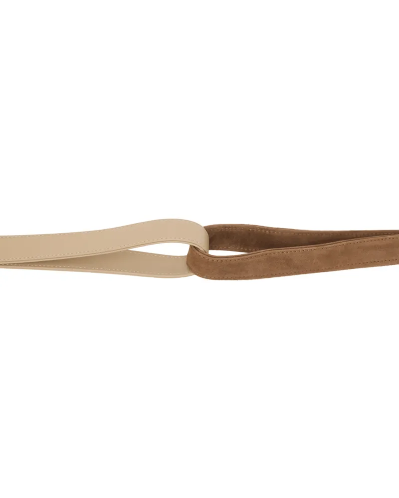 Maryam Nassir Zadeh Brown & Off-White Link Belt 669