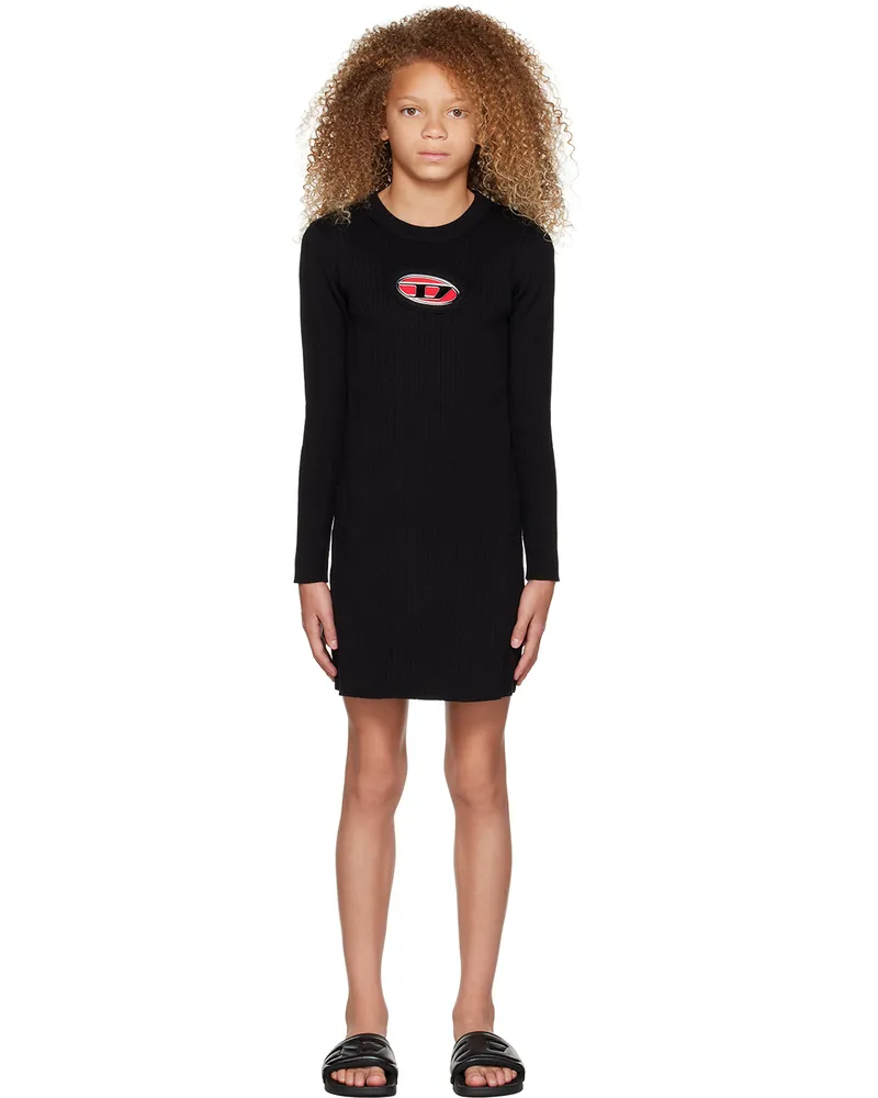 Diesel Kids Black Cutout Dress K900