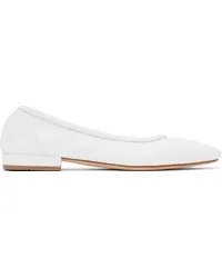 Maryam Nassir Zadeh White Serafina Ballerina Flats White