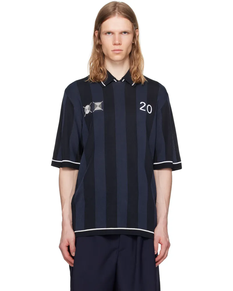 Jacquemus Navy La Croisière 'The Liga' Polo 390