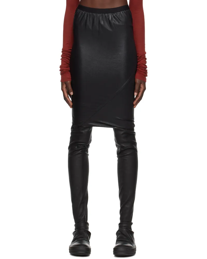 Rick Owens Lilies Black Wolfy Miniskirt 09