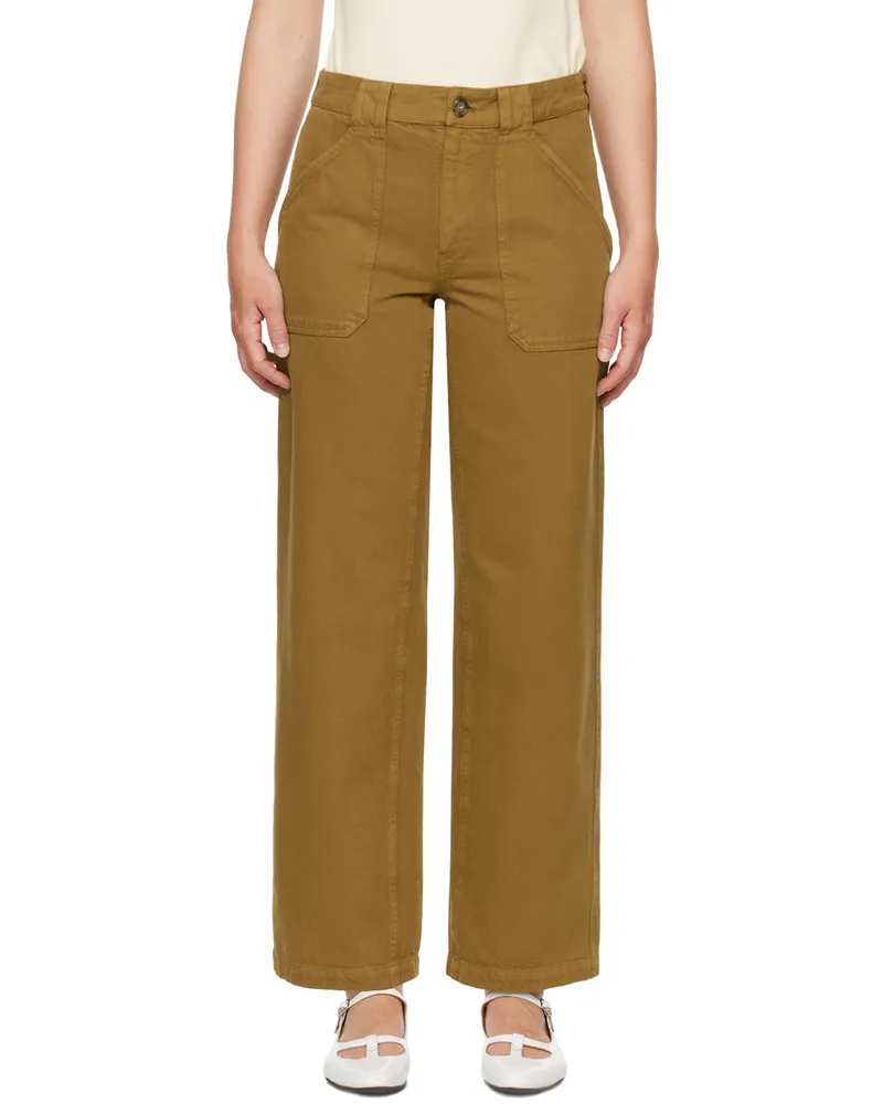 A.P.C. Brown Sidney Trousers Cag